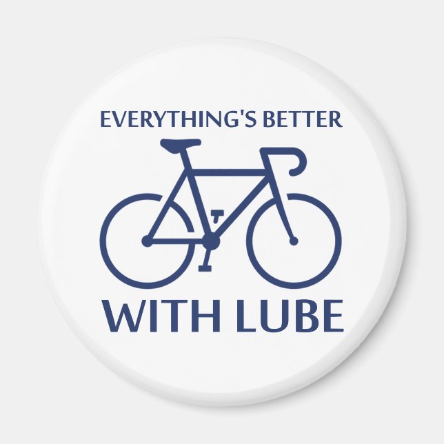 Aimant Tout va mieux avec Lube (Devant)