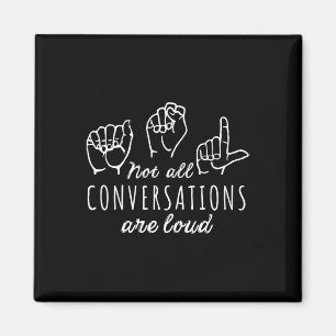 Aimant Toutes les conversations ne sont pas fortes Langue