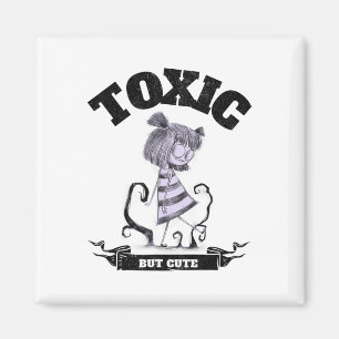 Aimant Toxique, mais mignon Déplaisant drôle Halloween Gr
