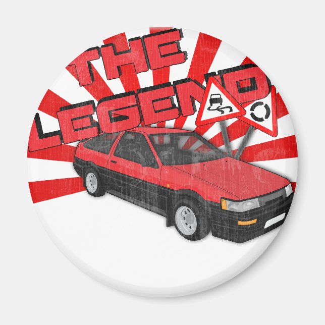Aimant Toyota Corolla AE86 (Devant)