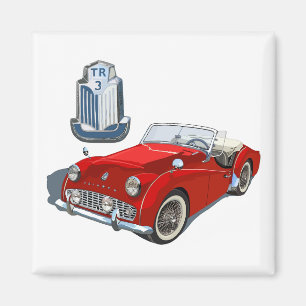 Aimant TR3 rouge