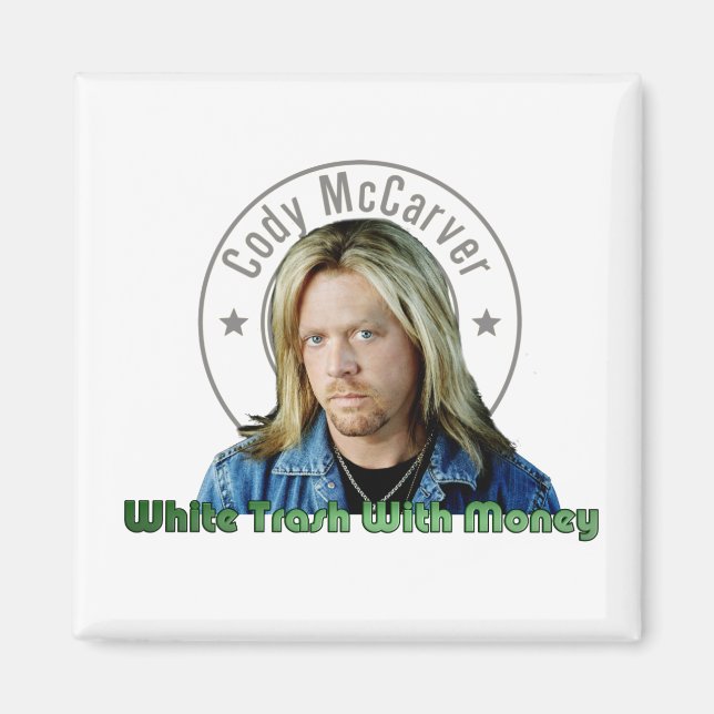 Aimant Trac blanc avec Money Magent (Devant)