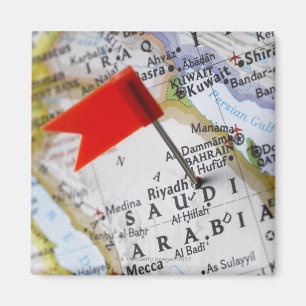 Aimant Tracez la goupille placée à Riyadh, Arabie