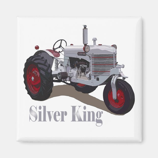 Aimant Tracteur Silver King (Devant)