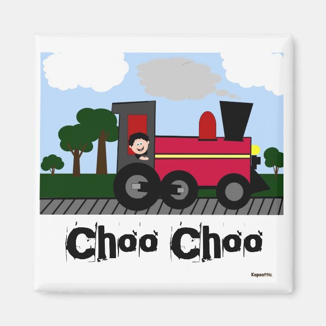 Aimant Train Choo Choo (Devant)