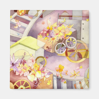 Aimant Train de l'aimant des fleurs