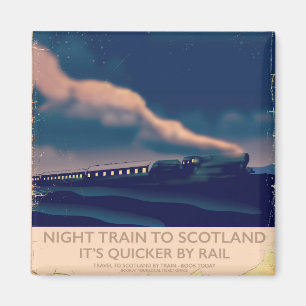 Aimant Train de nuit pour l'Écosse