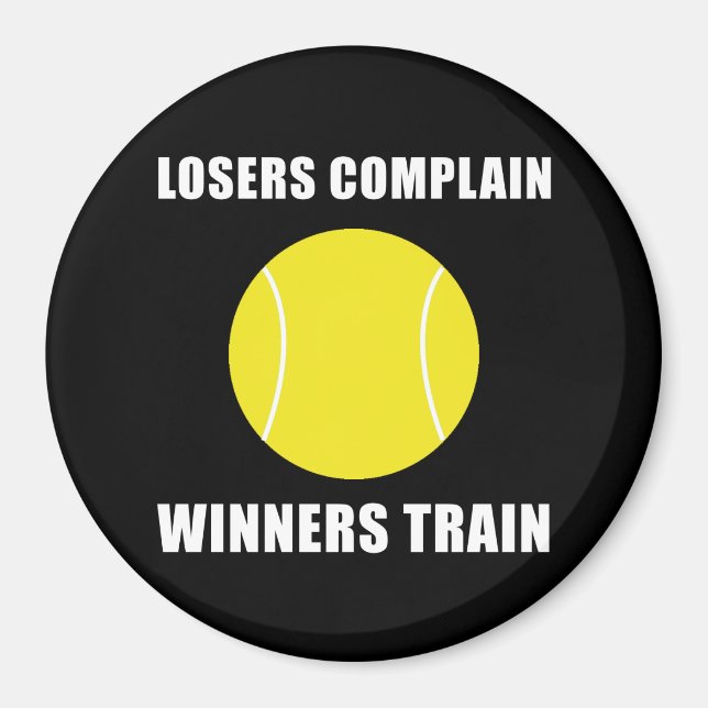 Aimant Train des gagnants du tennis (Devant)