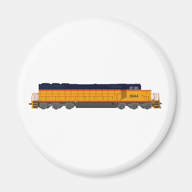 Aimant Train Engine : Classic Color Scheme : (Devant)