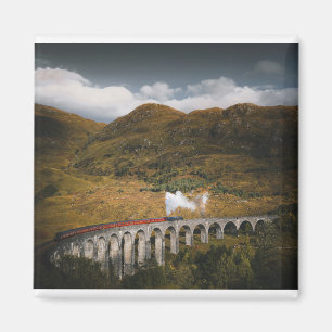Aimant Train sur le viaduc de Glenfinnan, Écosse