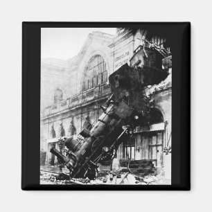 Aimant Train Wreck à Montparnasse, 22 octobre 1895