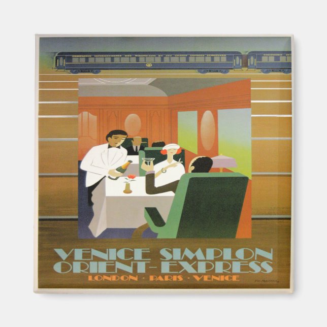 Aimant Trains, Express oriental, (Devant)