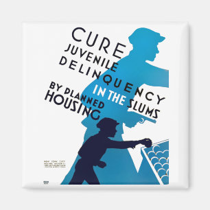 Aimant Traiter la délinquance juvénile dans les taudis