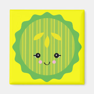 Aimant tranche de cornichon kawaii