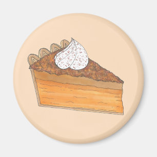 Aimant Tranches de tarte à la pomme de terre sucrée Dîner