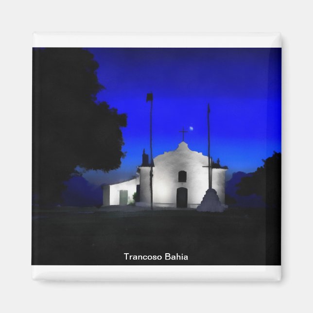 Aimant Trancoso Bahia Je centre description Carrée (Devant)