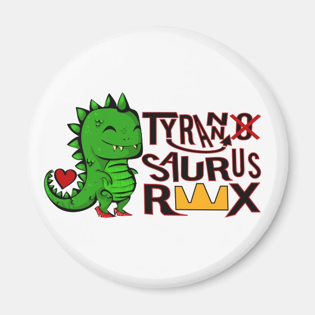 Aimant Tranny Saurus Rex (Devant)