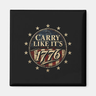 Aimant Transportez comme c'est 1776 patriotique vintage l