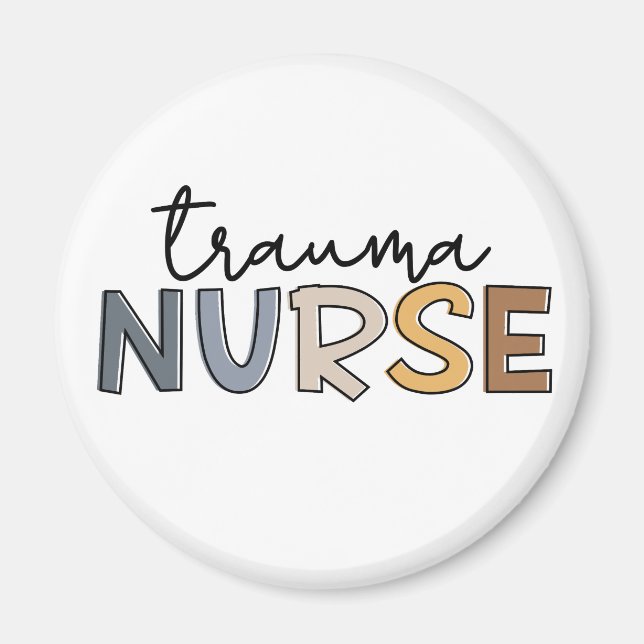 Aimant Trauma Infirmière Trauma Infirmière (Devant)