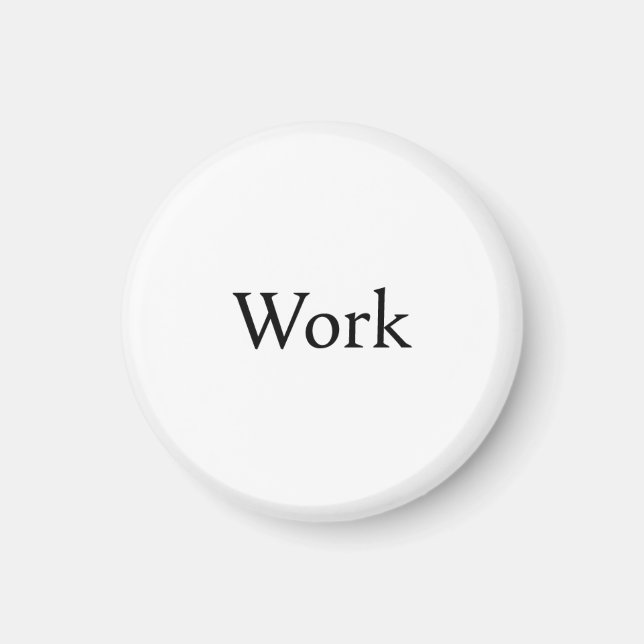 Aimant Travail (Devant)