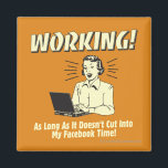 Aimant Travail : Couper dans le temps Facebook<br><div class="desc">Bienvenue sur RetroSpoofs. C'est l'ultime collection de t-shirts de style rétro classique qui se moque de la bière,  des hommes,  des femmes,  du poker,  des emplois et toutes les autres mauvaises choses qui nous font nous sentir si bien !</div>