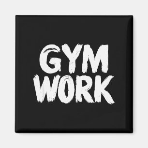 Aimant Travail de gym musculation fitness