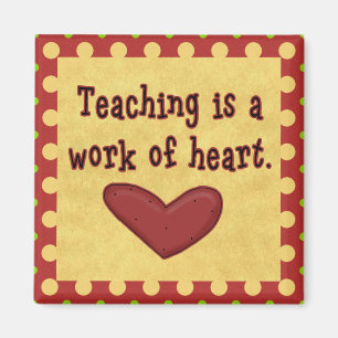 Aimant Travail de professeur de coeur