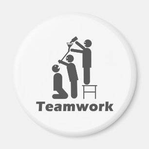 Aimant Travail d'équipe - marchandises de motivation