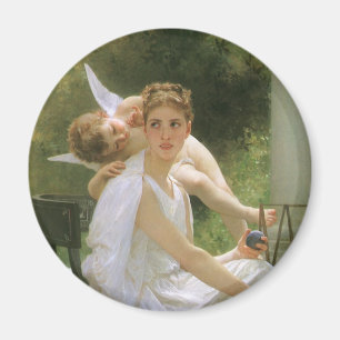 Aimant Travail interrompu par Bouguereau, Angel Portrait