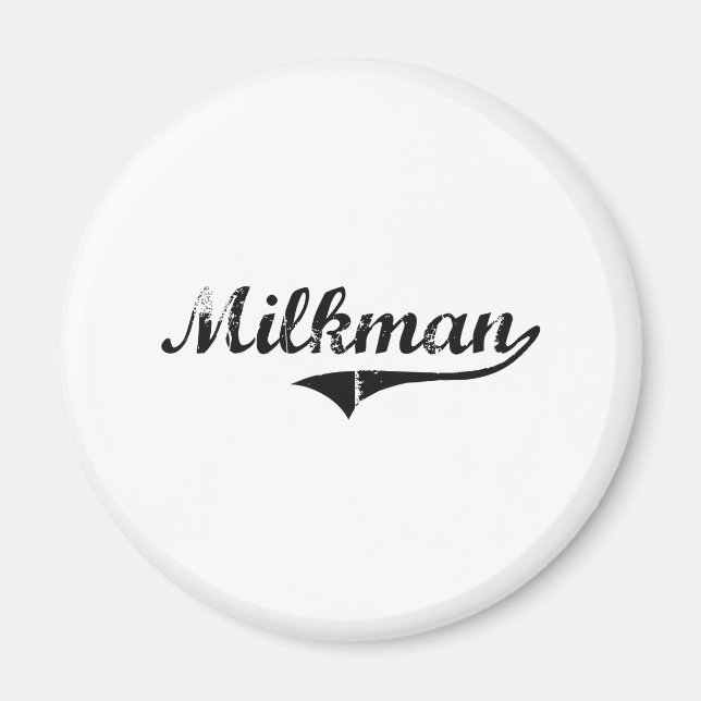 Aimant Travail professionnel Milkman (Devant)