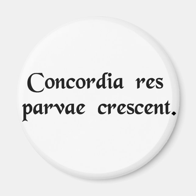 Aimant Travailler ensemble pour accomplir plus (Devant)