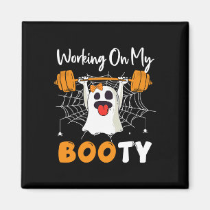 Aimant Travailler Sur Mon Fantôme Booty Gym Halloween Fun