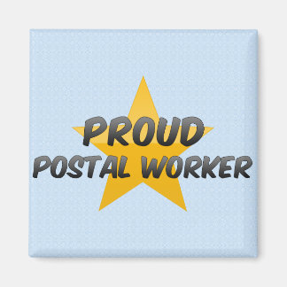 Aimant Travailleur postal fier