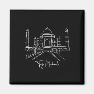 Aimant Travel Asie Inde Taj Mahal Famille indienne Vacanc