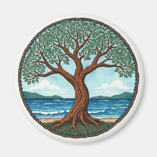 Aimant Tree of Life (Devant)