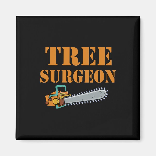 Aimant Tree Surgeon Arborist Lumberjack Tree Climber Tree (Devant)