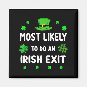 Aimant Trèfle de la Saint-Patrick le plus susceptible de
