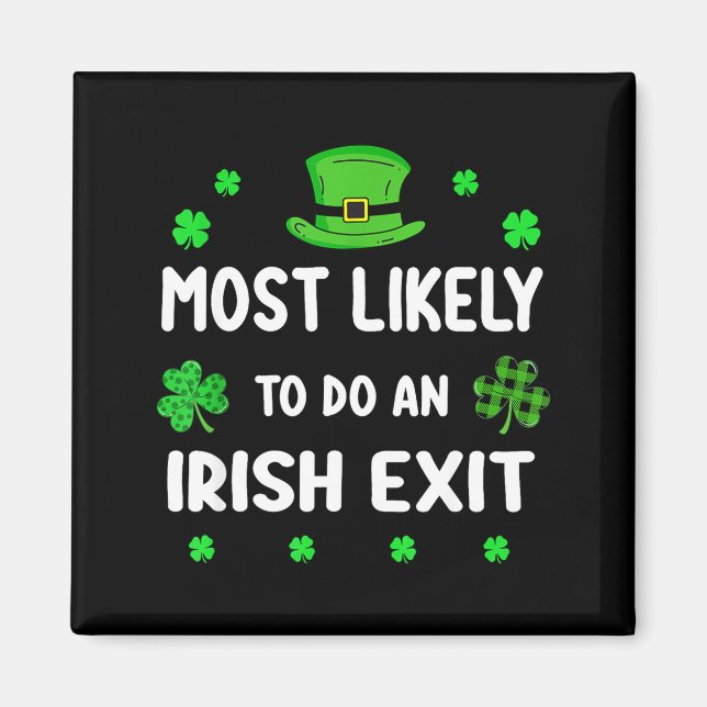Aimant Trèfle de la Saint-Patrick le plus susceptible de  (Devant)
