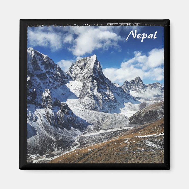 Aimant Trekking sur l'Everest, paysages - Népal (Devant)