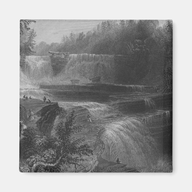 Aimant Trenton High Falls, 1838 (Devant)