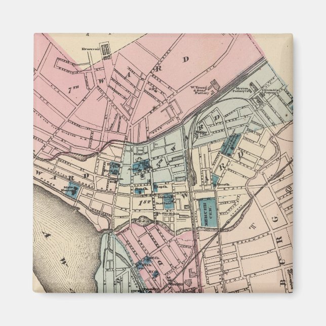 Aimant Trenton, NJ (Devant)