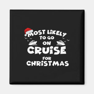 Aimant Très Probable D'Aller En Croisière Noël Drôle La P