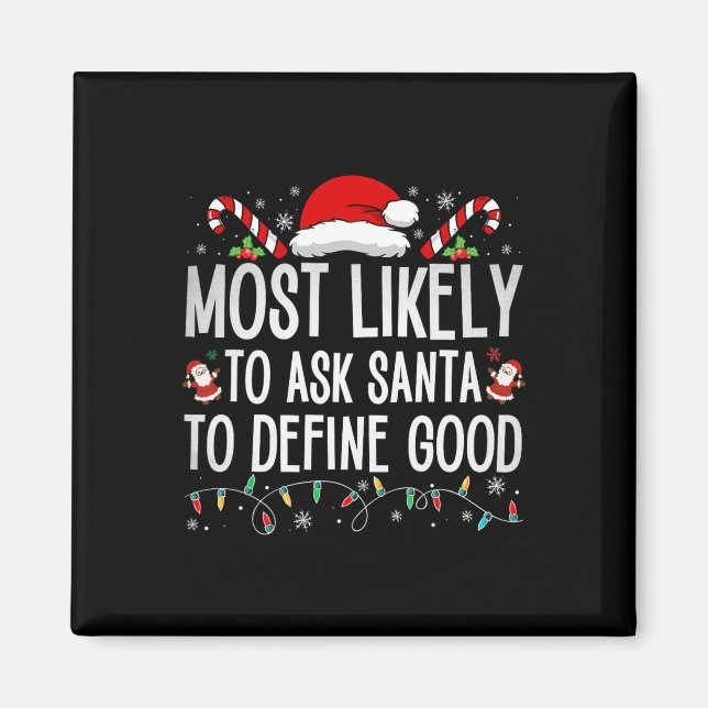 Aimant Très Probable De Demander À Père Noël De Définir B (Devant)