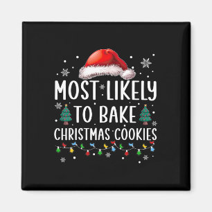 Aimant Très Probable De Faire Cuire Des Cookies De Noël F