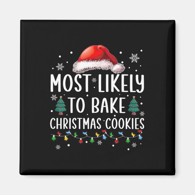 Aimant Très Probable De Faire Cuire Des Cookies De Noël F (Devant)