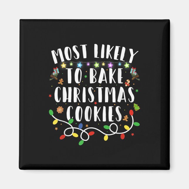 Aimant Très Probable De Faire Cuire Les Cookies De Noël F (Devant)