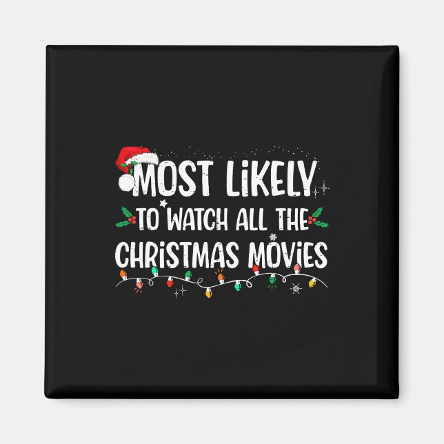 Aimant Très Probable De Voir Tous Les Films De Noël Matc (Devant)