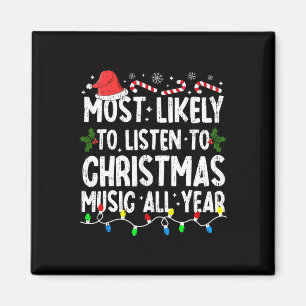 Aimant Très Probable D'Écouter La Musique De Noël Famille