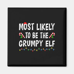 Aimant Très Probable D'Être L'Elf Grumpy Xmas Famille Drô