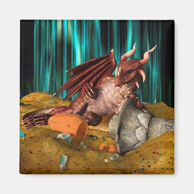 Aimant Trésor Dragon (Devant)